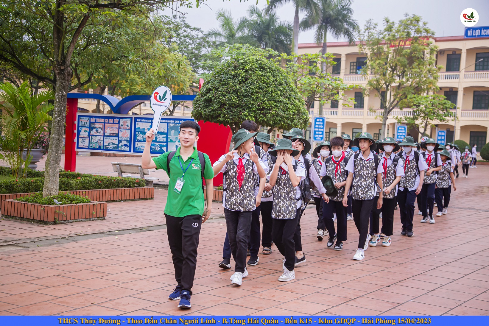 Chương trình học tập, trải nghiệm trường THCS Thủy Đường ngày 15/4/2023