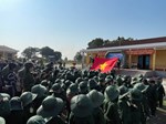 Một ngày em làm chiến sĩ của các em học sinh cấp mầm non
